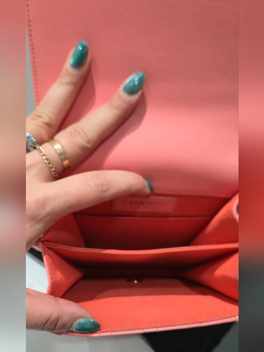 CHANEL Norrh South Boy With Champagne Gold Hardware - Picture 9 of 11